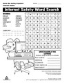 Internet Safety Word Search and Secret Message 