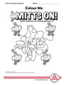 Mitts on colour me page