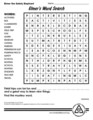 School Field Trip Word Search